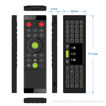 2.4 Ghz Wireless Mini Keyboard Touchpad Air Mouse Smart IR Remote USB Learning Remote Control Android TV Box